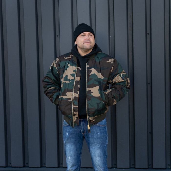 Fostex Garments Fostex Garments - MA -1 Bomber Jack - Woodland Camo