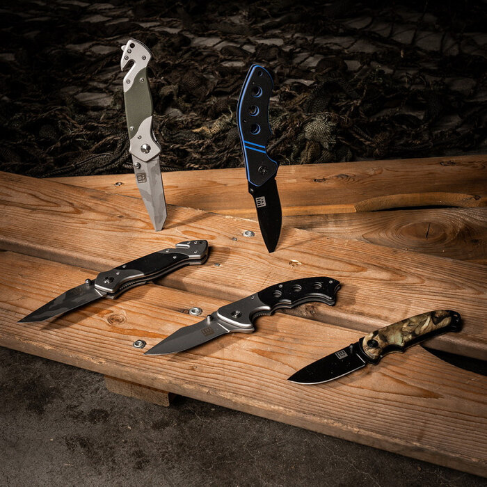 Fosco Industries Fosco Industries - Knife + clip H254G10 #9076-9078-9088-9124 - Black