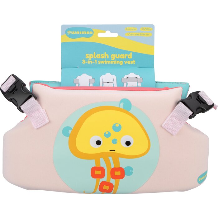 Waimea® Waimea - 3-in-1 Splash Guard - 2-6 Years - 15-30kg - Kimo - Pink