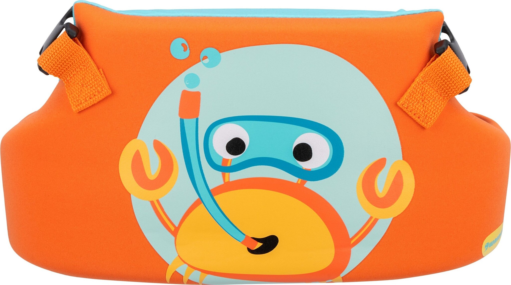 Waimea® Waimea – 3-in-1-Spritzschutz – 2–6 Jahre – 15–30 kg – Kimo – Orange/Blau