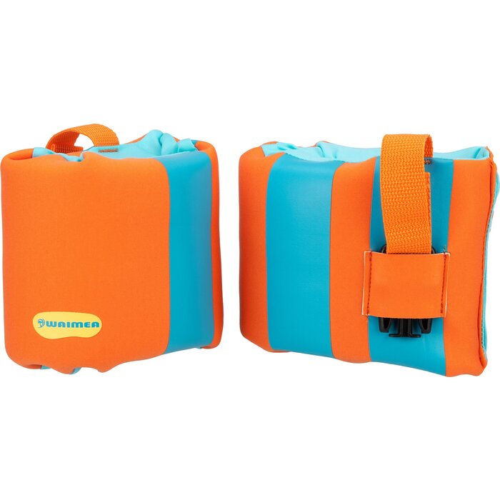 Waimea® Waimea – 3-in-1-Spritzschutz – 2–6 Jahre – 15–30 kg – Kimo – Orange/Blau