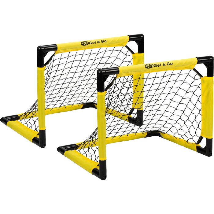 Get & Go® Get & Go - Soccer Goal - Set of 2 - 55x44x44 cm