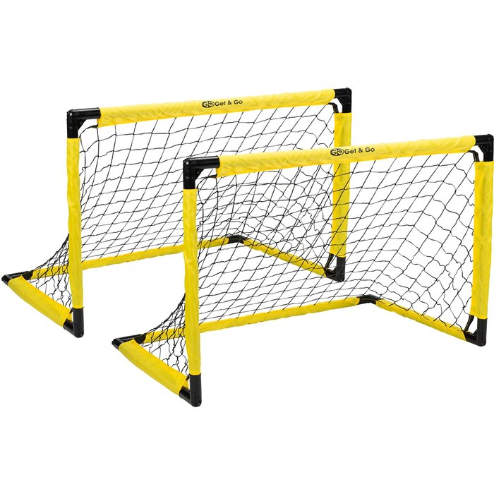 Get & Go® Get & Go - Voetbaldoel - Set van 2 - 91x61x61 cm