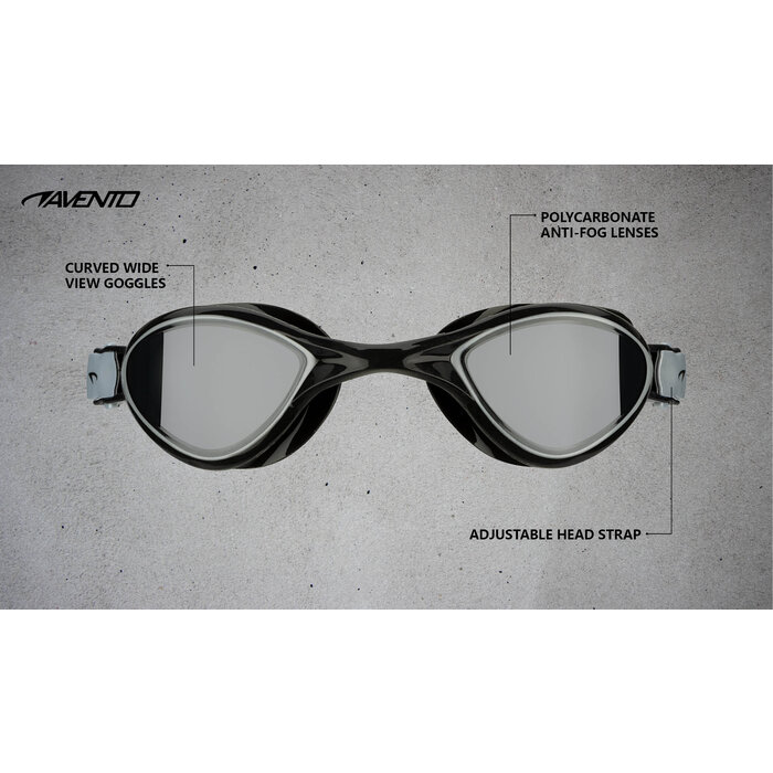 Avento® Avento - Lunettes de bain Flex - Curved Wide View