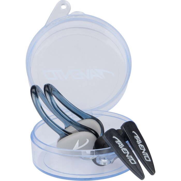 Avento® Avento - Kit pince-nez + bouchons d'oreille pour la natation - Noir