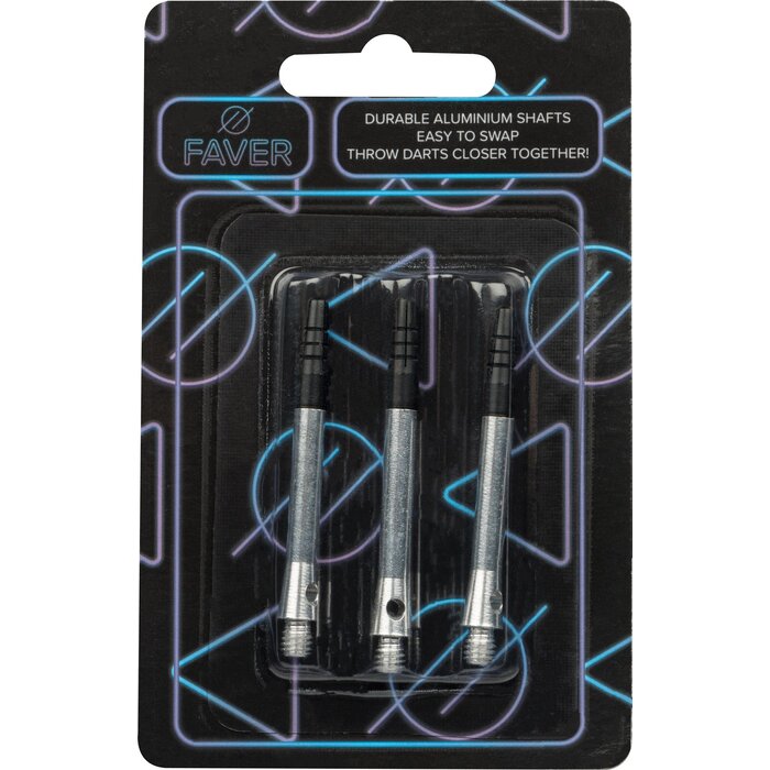 Faver® Faver - Schächte Aluminium - Drehbarer Deckel - Silber/Schwarz