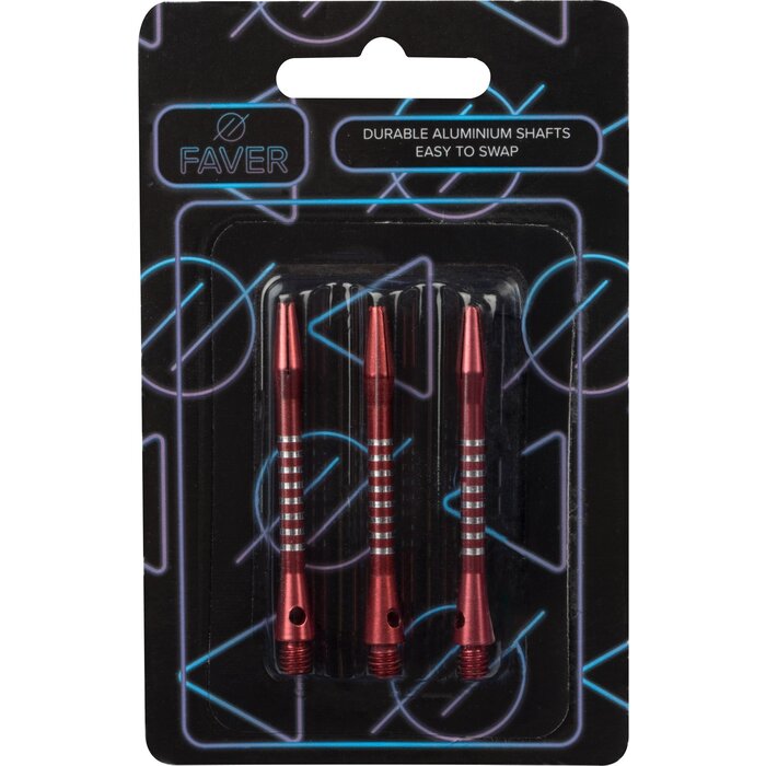 Faver® Faver® - Shafts Aluminium • Rood