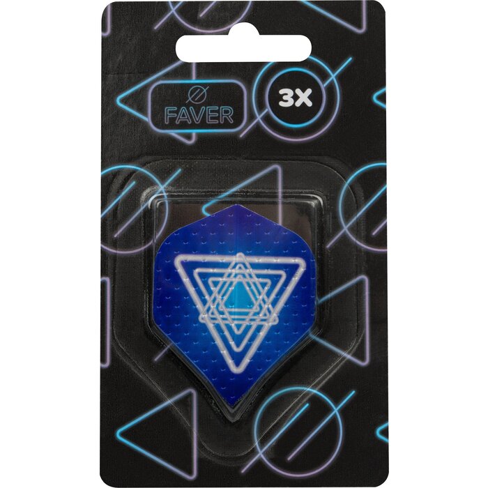 Faver® Faver® - Dartflights • Blauw/Wit