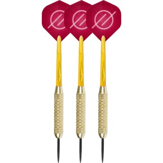 Faver® Darts • Brass Coated • Rood