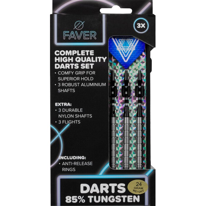 Faver® Faver - Darts - 85% Tungsten - Blue/White