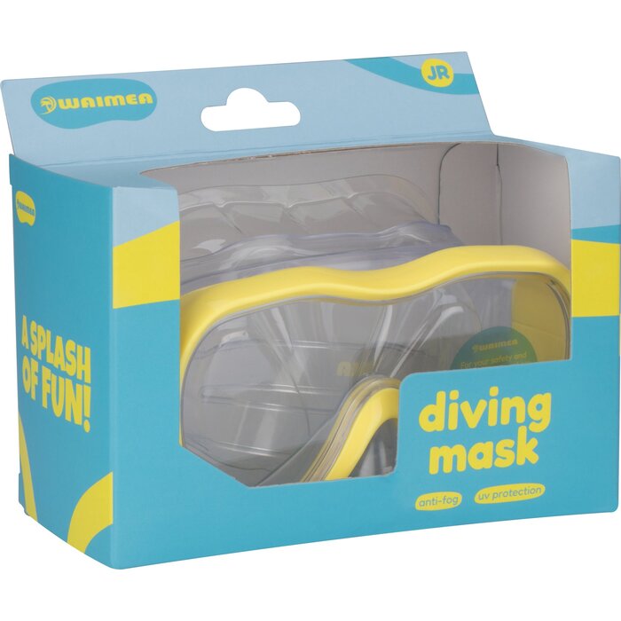Waimea® Waimea - Duikmasker Junior - Akoni - Geel/Transparant