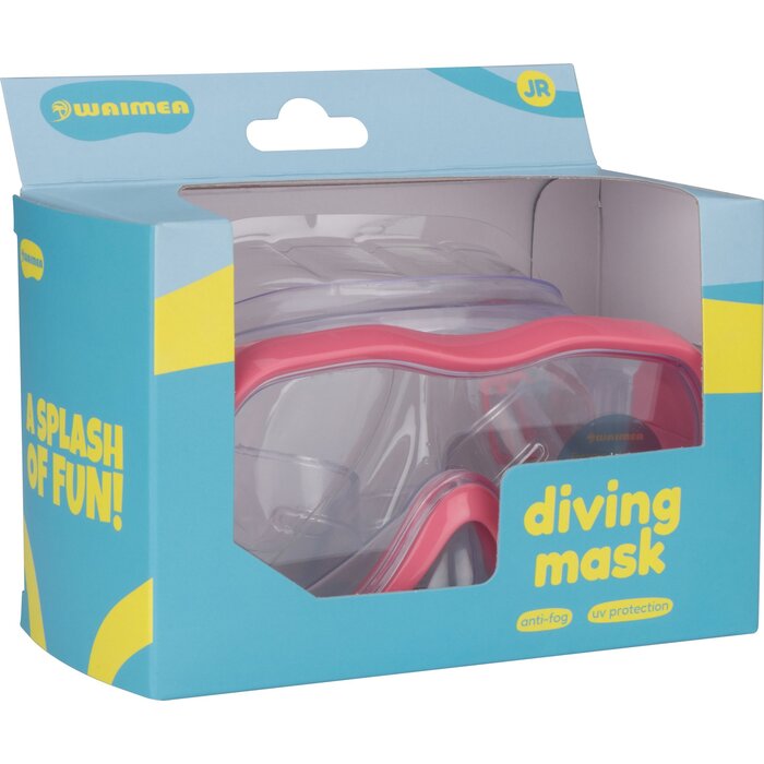 Waimea® Waimea - Duikmasker Junior - Akoni - Fuchsia/Transparant