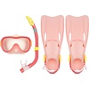 Waimea® Waimea - Ensemble de plongée Masque/Tuba/Palmes Junior - Mililani - Rose/Fuchsia