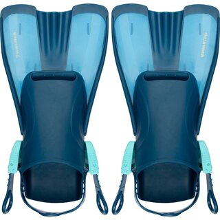 Waimea® Waimea - Kurze Schwimmflossen Einstellbar Senior - Anakoni - Marine/Aqua