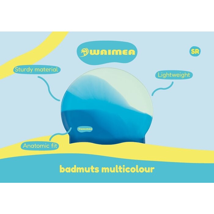Waimea® Waimea - Badehaube Senior Multicolour - Luana - Marine/Blau