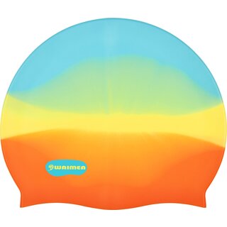 Waimea® Waimea - Junior Badekappe Multicolour - Lilo - Orange/Gelb