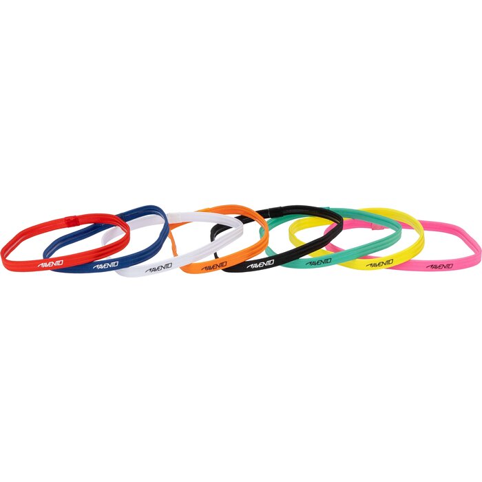 Avento® Avento - Sports Hairband Elastic - 8 Pieces - MLT