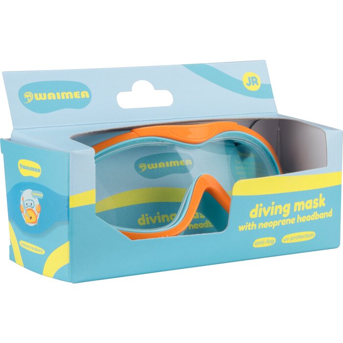 Waimea® Waimea® - Duikbril met Neopreen Hoofdband • Kekoa • Oranje/Aqua