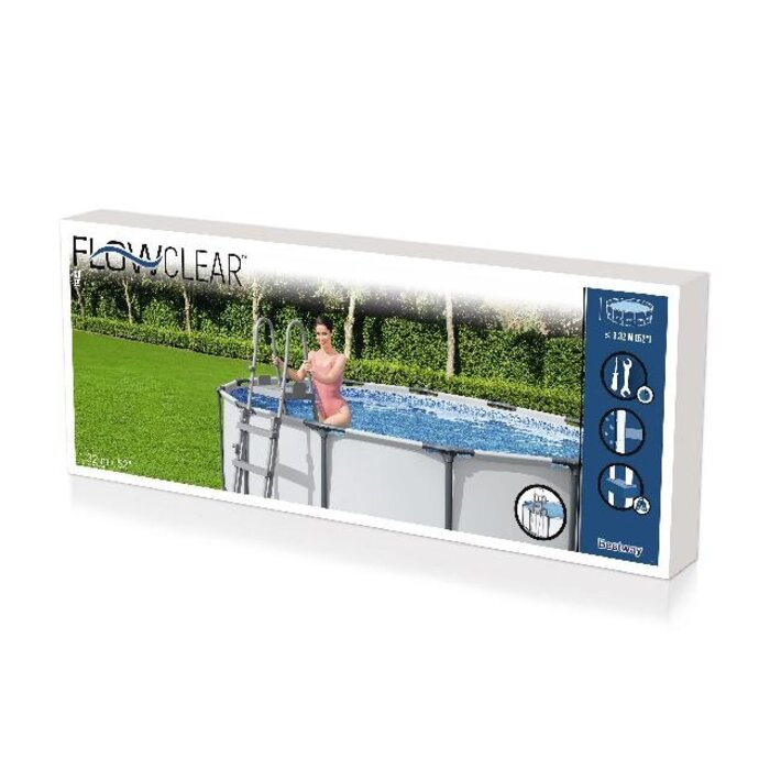 Bestway Flowclear Bestway - Staircase construction pool - 132 cm