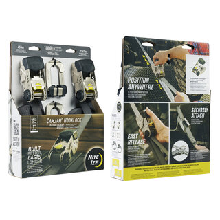 Nite Ize Nite Ize - CamJam HookLock Ratchet Strap - Large - 2 pack