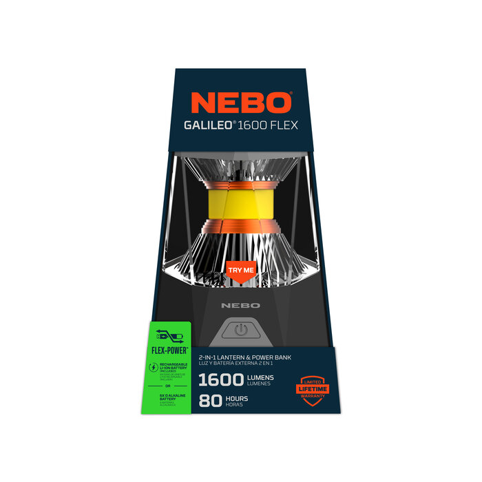 NEBO Nebo Galileo 1600 Flex Oplaadbaar