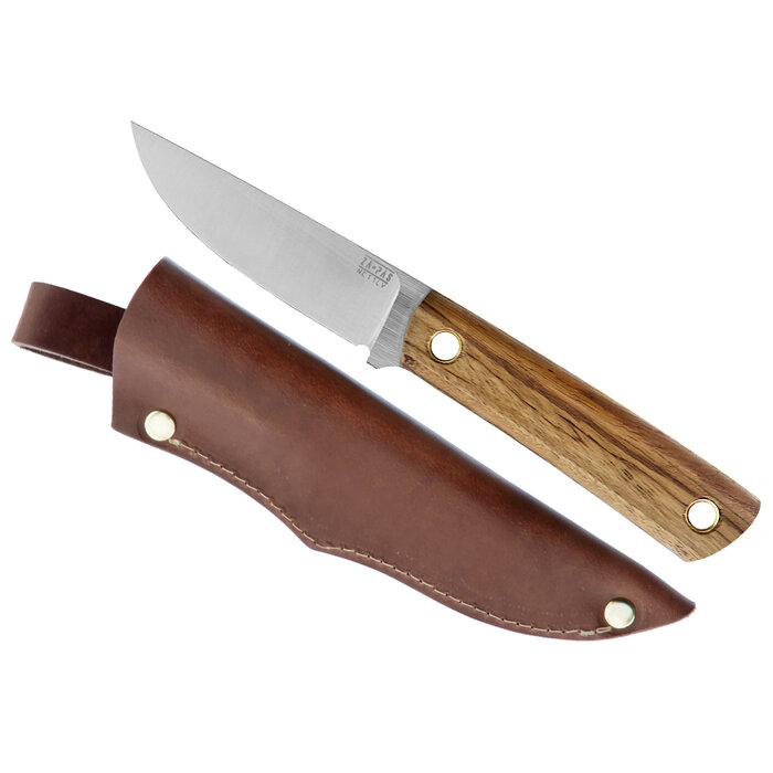 Zapas Zapas - EC95 - Zebrawood - Leather Sheath