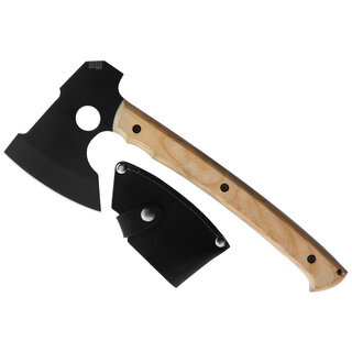 Zapas Zapas - Hatchet - Ashwood - Lederen Sheath