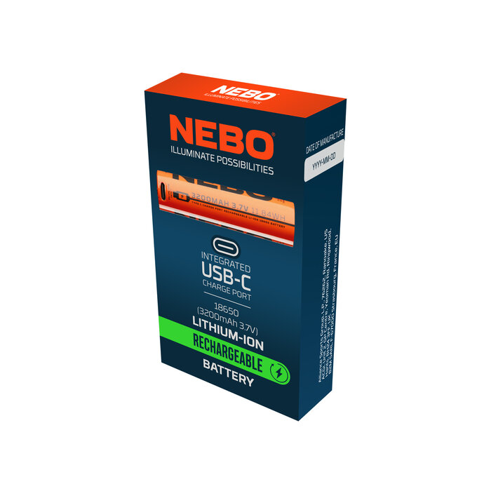 NEBO Nebo - 18650 3200 mAh 3,7V 05 - Accu