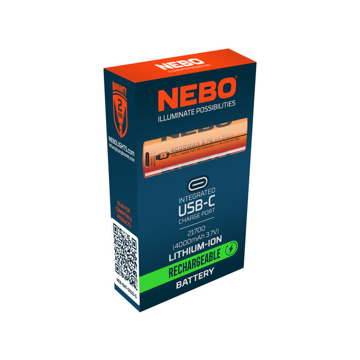 NEBO Nebo - 21700 4000 mAh 3,7V 10 - Accu
