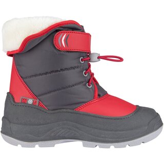 Winter-grip Schneestiefel Jr • HOPPIN' BIEBER • Anthrazit/Rot