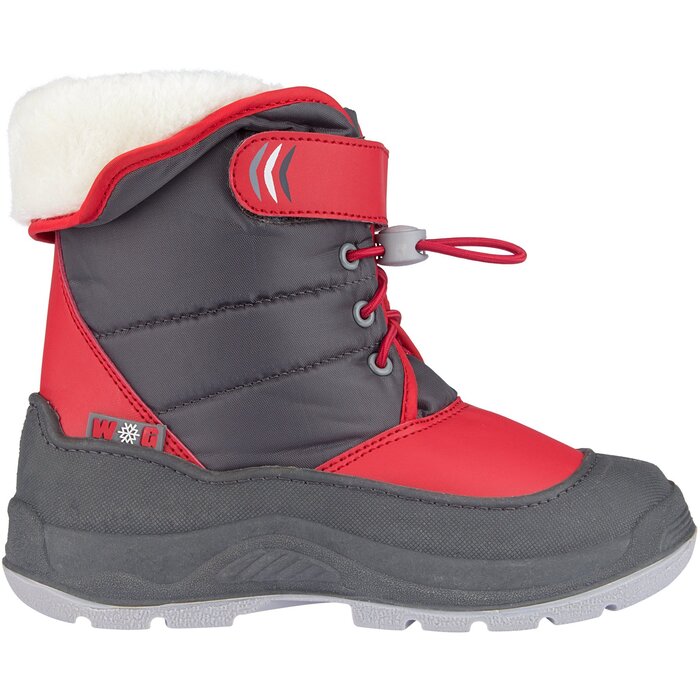 Winter-grip Winter -grip® - Schneestiefel Jr • HOPPIN' BIEBER • Anthrazit/Rot