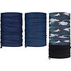 Avento® Avento - Junior Scarf Set - 3 Pieces - ACTIVE - Dark Blue/Green