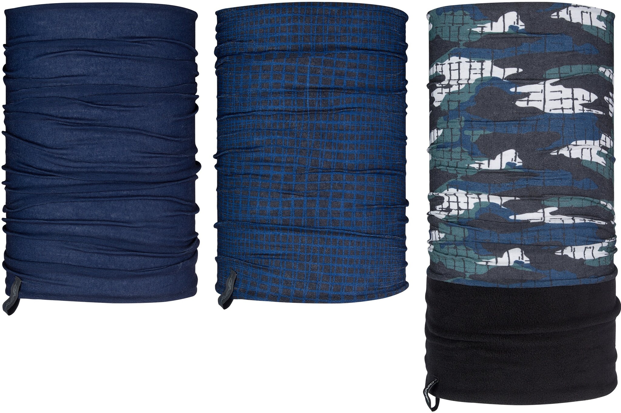 Avento® Avento - Halstuch-Set Junior - 3 Stück - ACTIVE - Dunkelblau/Grün