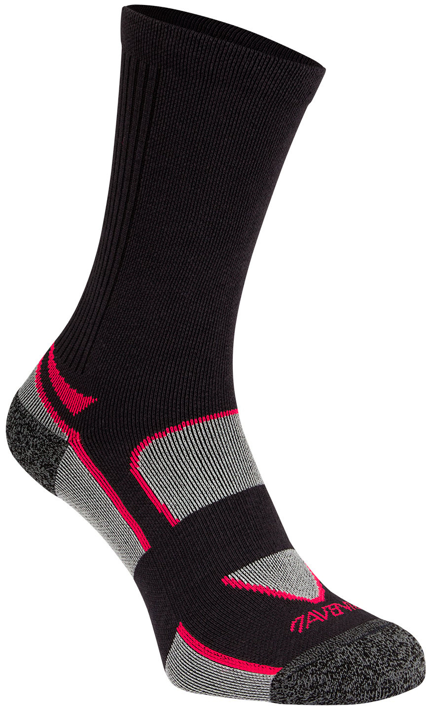 Avento® Avento - Women's Sports Socks - 2-PACK - Gray/Fuchsia