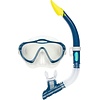 Waimea® Waimea - Masque de plongée avec tuba - Junior - MALEKO - Bleu marine/Gris argenté