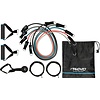 Avento® Resistance bands Set • TUBE TRAINER • Black/Gray