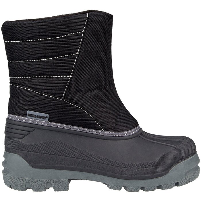Winter-grip Hiver-Grip® - Bottes de neige • SNOW BASE • Noir/Gris