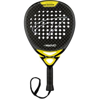 Avento® Raquette de padel 12K Carbon • PARAGON • Noir/Neo Chrome