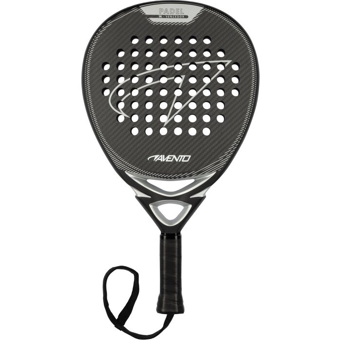 Avento® Avento - Padelschläger 3K Carbon • VENCEDOR • Schwarz/Silber