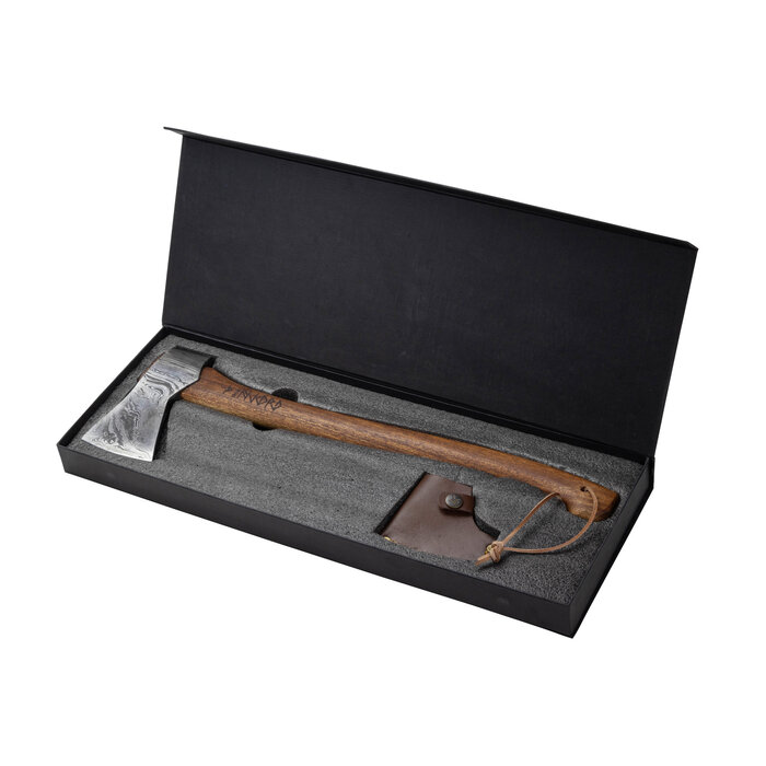 Njord Njord - Ingvar Forged Damask Large | Trekking or Camping Axe
