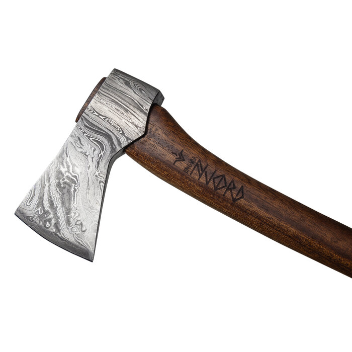 Njord Njord - Ingvar Forged Damask Large | Trekking oder Camping Axt