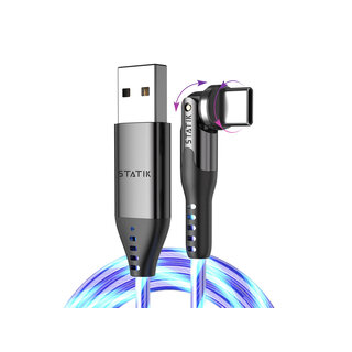 Statik Statik - PowerPivot GloBright USB-A naar USB-C - Kabel 1m