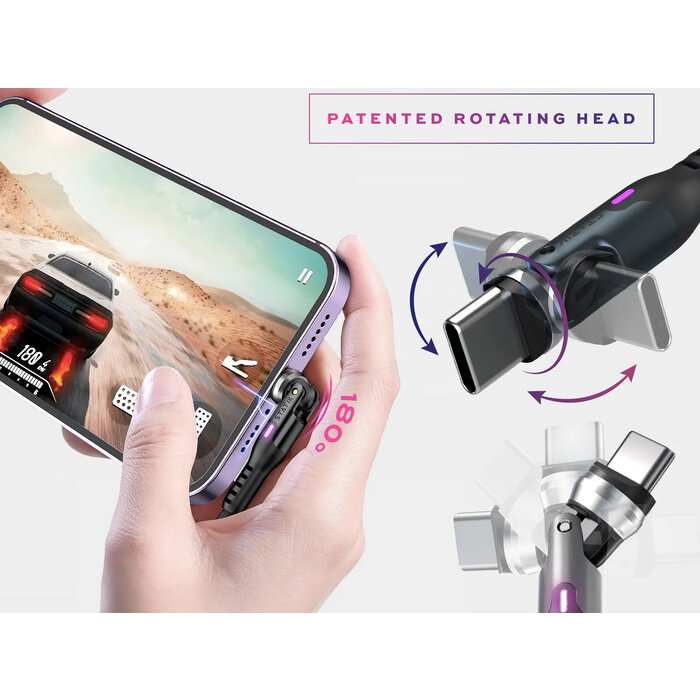 Statik Static - PowerPivot Pro USB-C to USB-C - Cable 1.8m