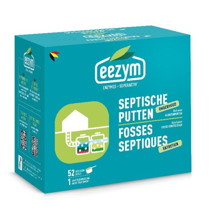 Eezym Ezym - Biodegradation Accelerator for Septic Wells - 52x