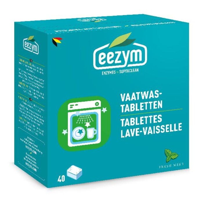 Eezym Eezym - Dishwasher tablets - Fresh Mint - 40x