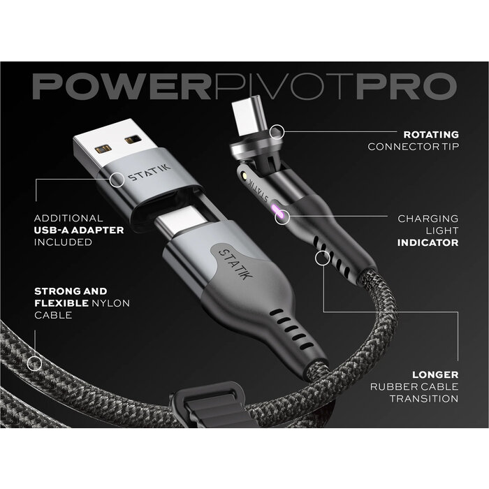 Statik Static - PowerPivot Pro USB-C to USB-C cable - 3m