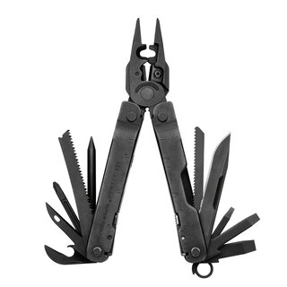 Leatherman Leatherman - Super Tool  300 EOD Multitool Schwarz + Molle-Tasche Braun