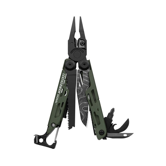 Leatherman Leatherman - Signal Multitool Grün Topo + Nylontasche Schwarz