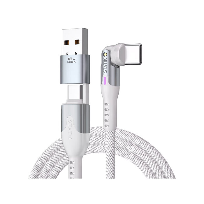 Statik Statik - PowerPivot Pro USB-C naar USB-C Kabel 3m - Wit