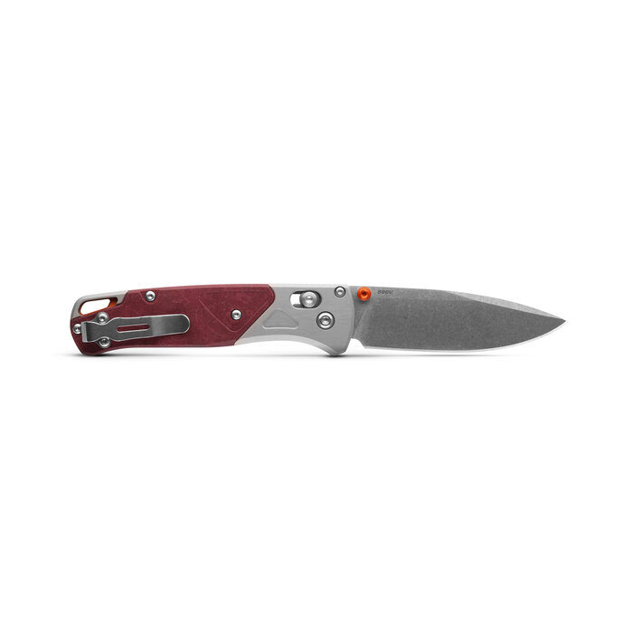 Benchmade Benchmade - Bugout Grey/Redstone Aluminum & Richlite